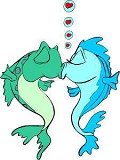 Peixes - Postal de Amor